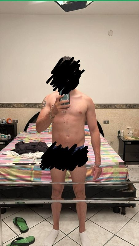 Condizione iniziale di un cliente, volto oscurato